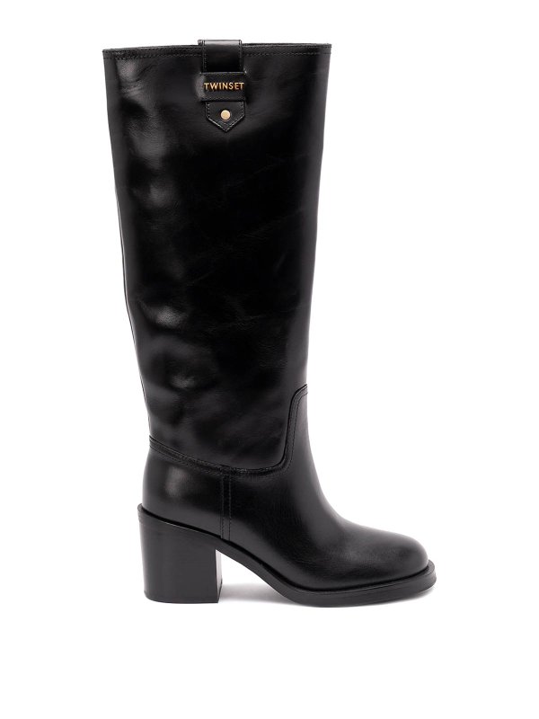 TWINSET: Stiefel - Stiefel - Schwarz