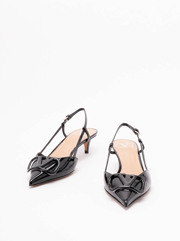 VALENTINO GARAVANI: court shoes online - `Vlogo Signature` Slingbacks