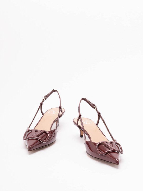 VALENTINO GARAVANI: court shoes online - `Vlogo Signature` Slingbacks