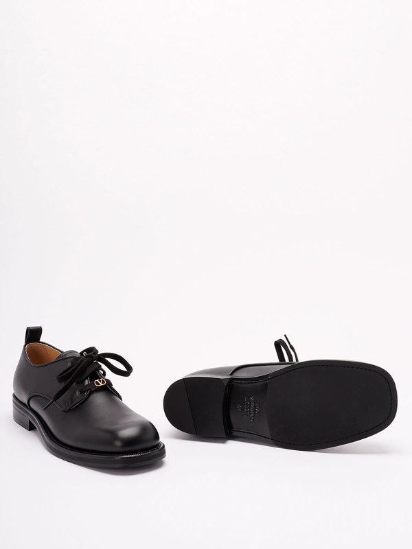 Derby di cuoio `Punx` shop online: VALENTINO GARAVANI