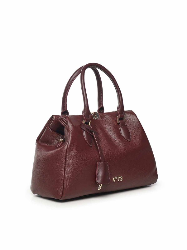 v°73: Sacs à main online - Sac Cabas - Rouge Brun