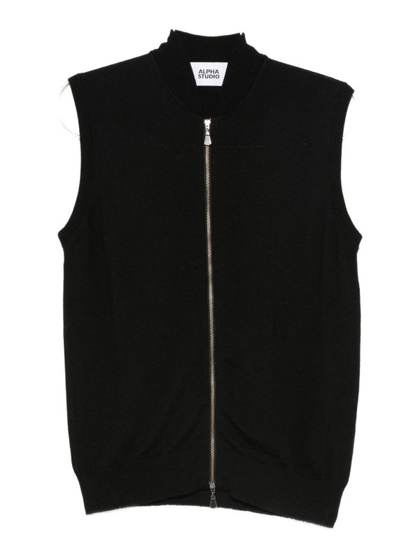 ALPHA STUDIO: maglia collo a v - Maglione