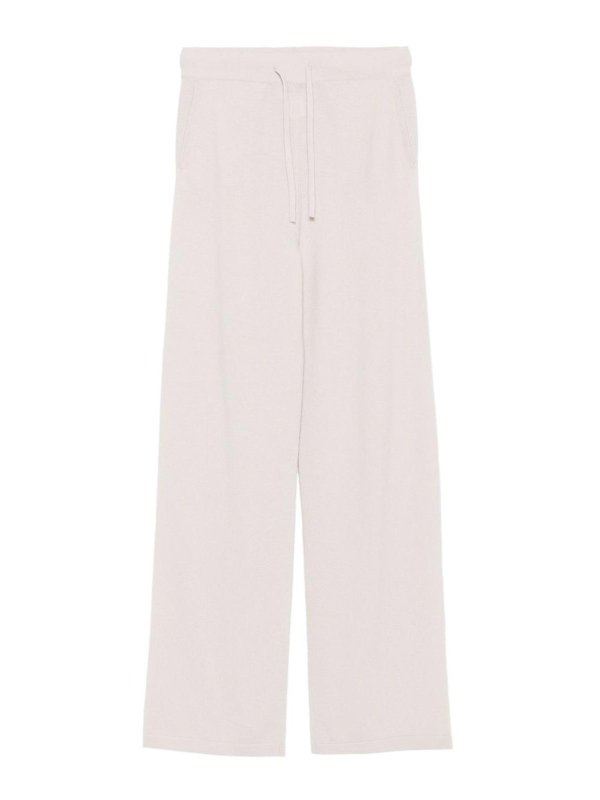 ALPHA STUDIO: カジュアルトラウザー - カジュアルパンツ - 白