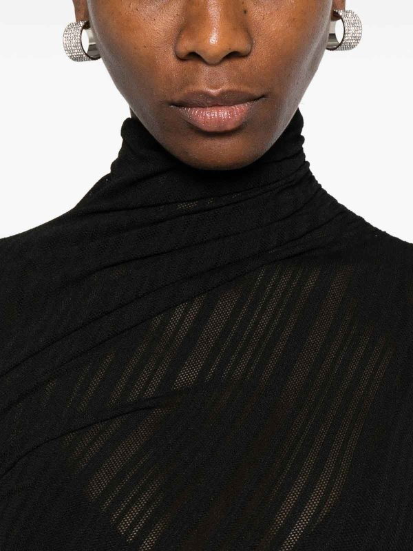 タートルネック/ポロネック - Olga Vibrant Black shop online: AMAZUÌN