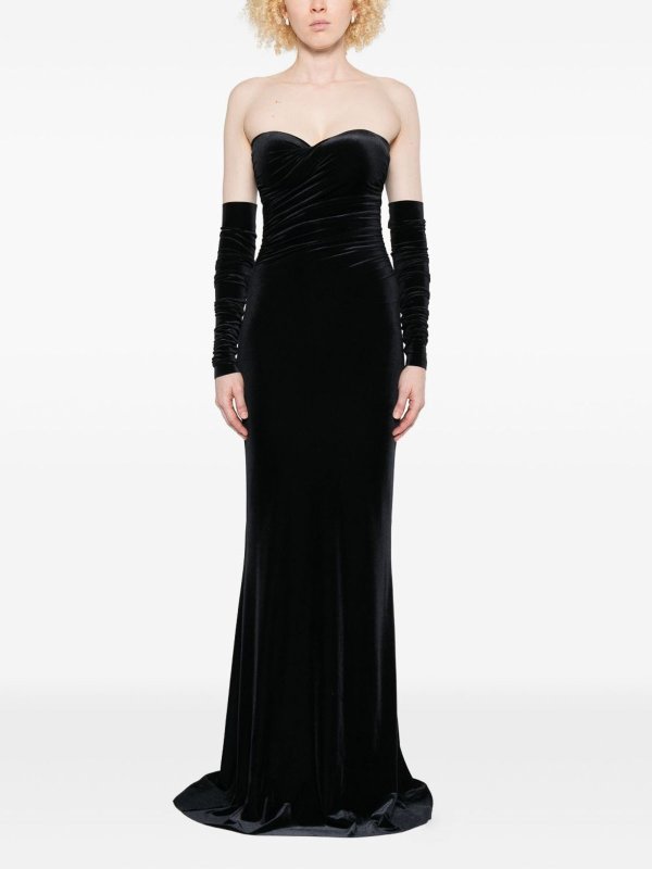 The Best Shops AMAZUÌN: Vestito  lungo di velluto