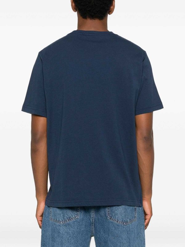 AUTRY: t-shirts online - Short-Sleeved Blue T-Shirt