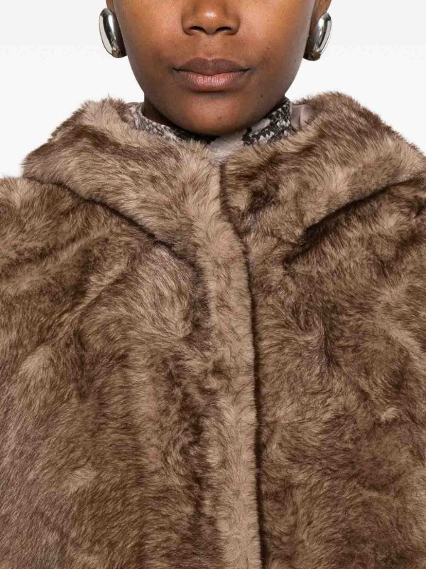 BETTA CORRADI: Gilets tricot online - Gilet - Marron