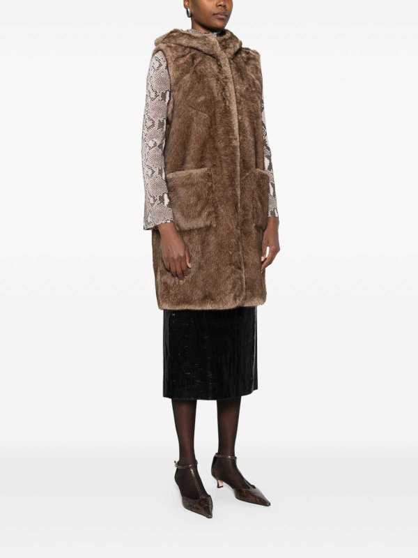 BETTA CORRADI buy online Gilet - Marron