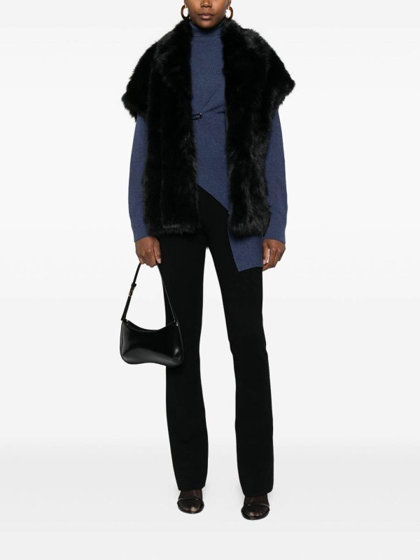 BETTA CORRADI: 毛皮＆シアリングコート online - 毛皮/ムートンコート - 黒