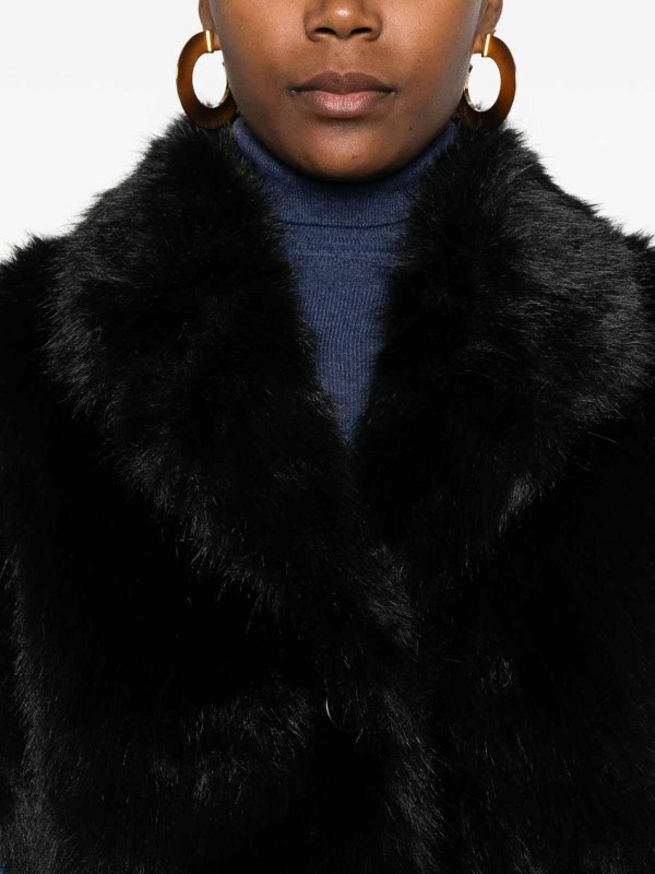 BETTA CORRADI buy online 毛皮/ムートンコート - 黒