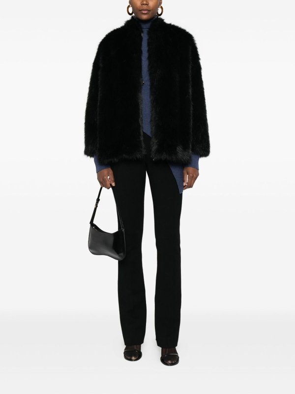 BETTA CORRADI: Fur & Shearling Coats online - Zip-Up Faux Fur Jacket