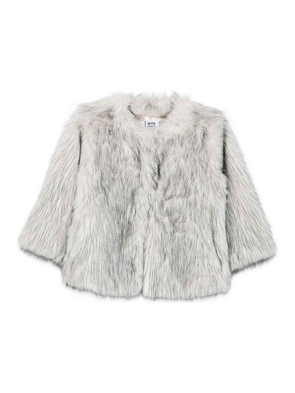 BETTA CORRADI: Pelz und Shearling - Pelz - Weiß