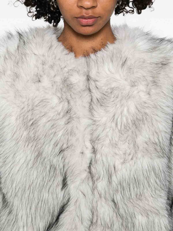 The Best Shops BETTA CORRADI: Pelz und Shearling - Pelz - Weiß