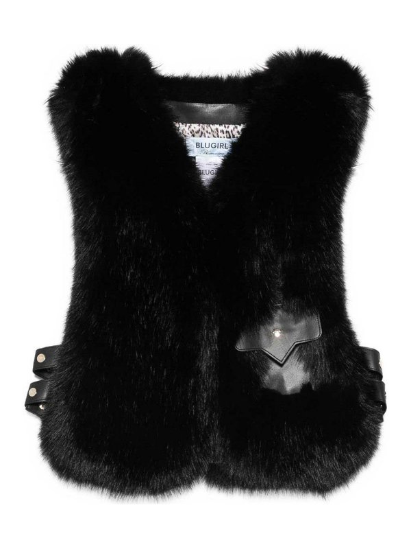 BLUGIRL: Fur & Shearling Coats - Eco Fur