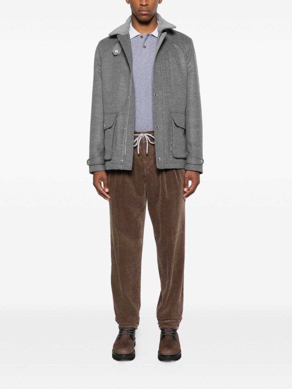 BRUNELLO CUCINELLI buy online Pure Gray Wool Jacket
