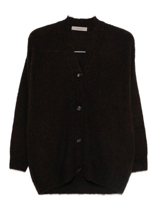 D.EXTERIOR: Col en V - Pull À Col V - Gris