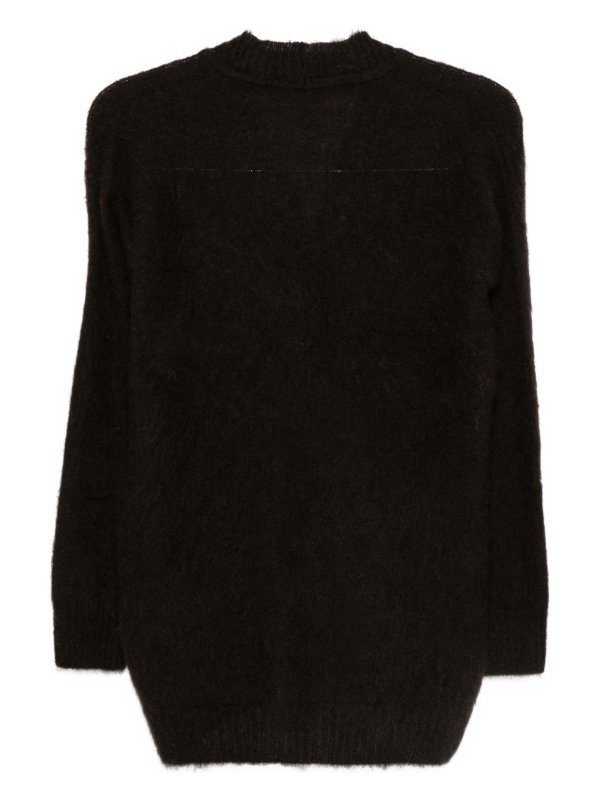 The Best Shops D.EXTERIOR: Col en V - Pull À Col V - Gris