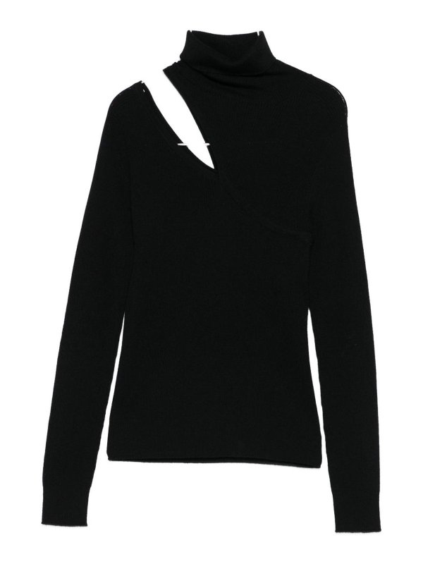 D.EXTERIOR: Pull col rond - Pull Col Rond - Noir