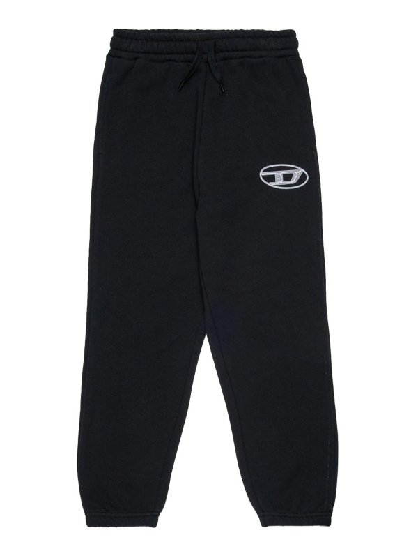 DIESEL: Pantalons de survêtement  - Pantalons De Sport - Noir