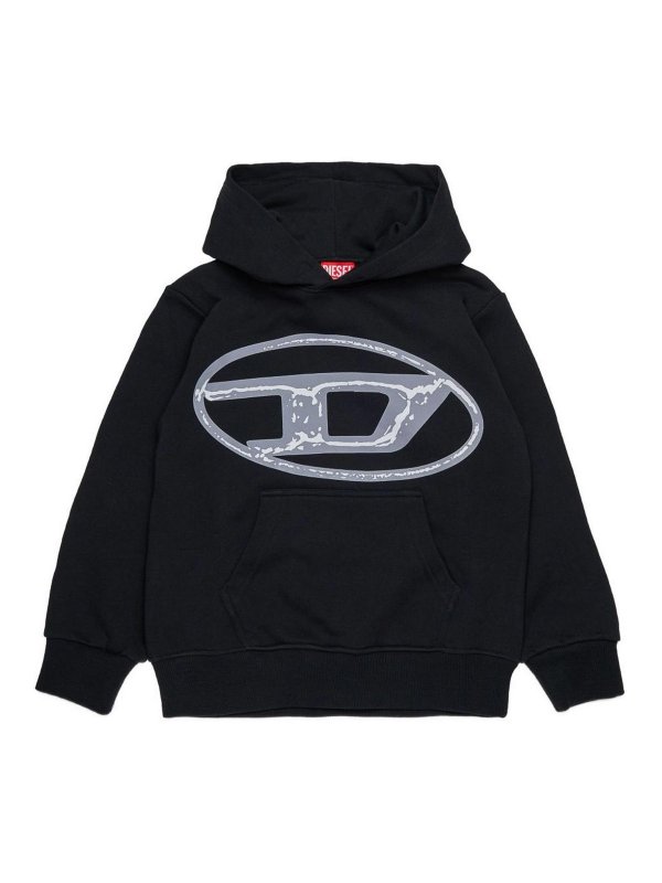 DIESEL: Sweatshirts & Pulls - Sweat-Shirts - Noir