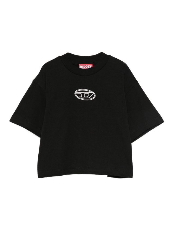 DIESEL: T-shirts - T-Shirt - Schwarz