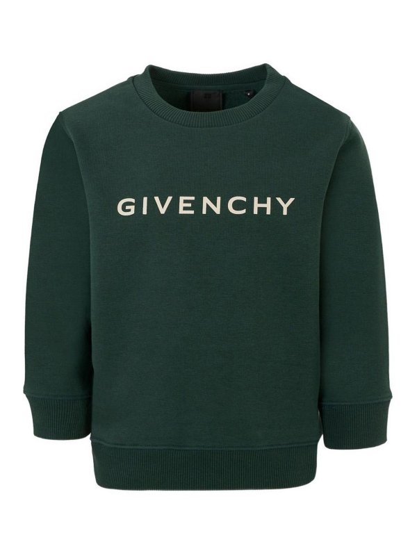 GIVENCHY: Sweatshirts & Sweaters - Crewneck Sweatshirt With Logo For Boys