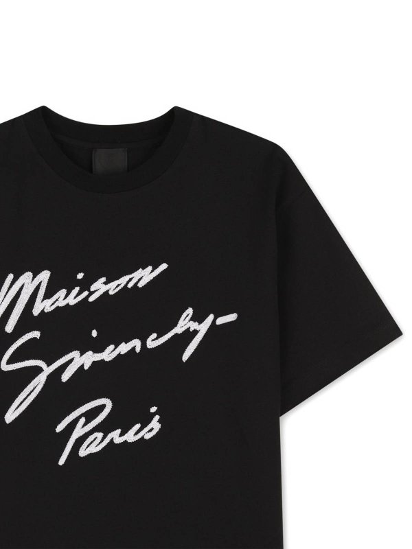 The Best Shops GIVENCHY: t-shirts - Cotton T-Shirt With Print