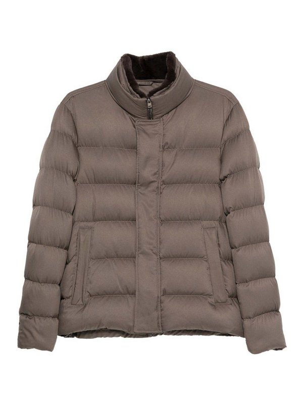 HERNO: ダウン・ハイテクジャケット - ダウンジャケット - グレー