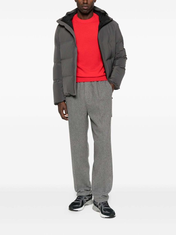 ダウンコート - グレー shop online: HERNO