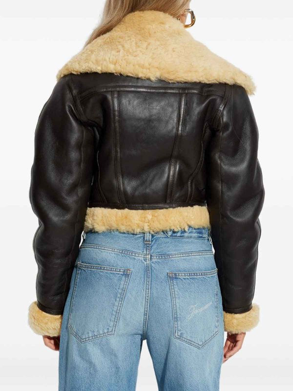 JACQUEMUS: leather jacket online - Jacket