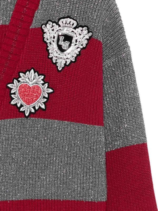 The Best Shops Liu Jo: cardigans - Striped Knitted Cardigan