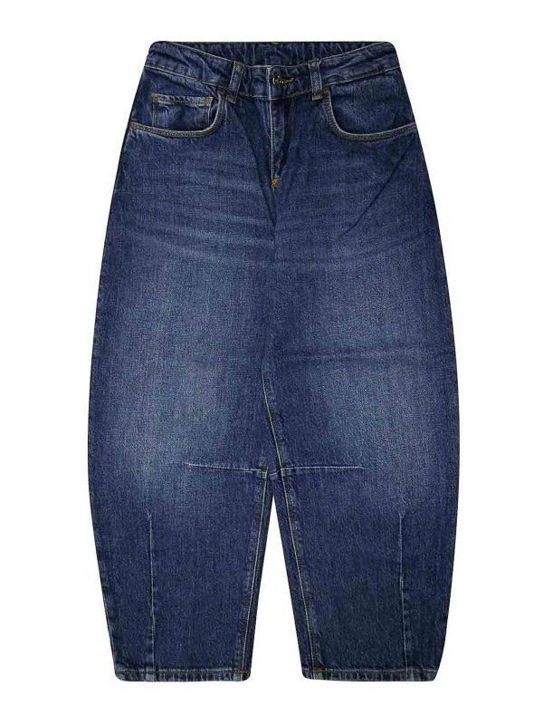 Liu Jo: jeans dritti, a sigaretta - Jeans a palloncini blu scuro