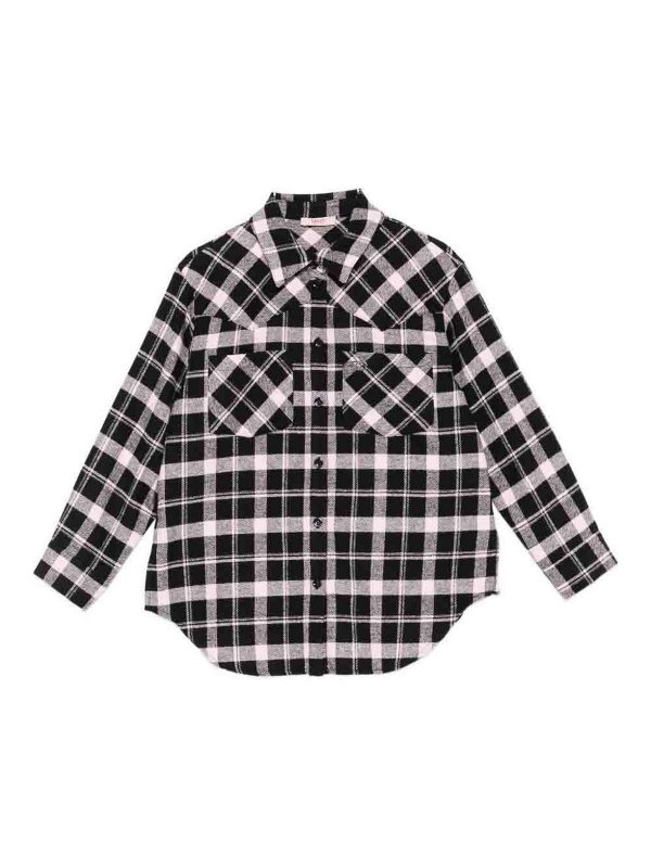 Liu Jo: shirts - Long-Sleeved Checked Shirt