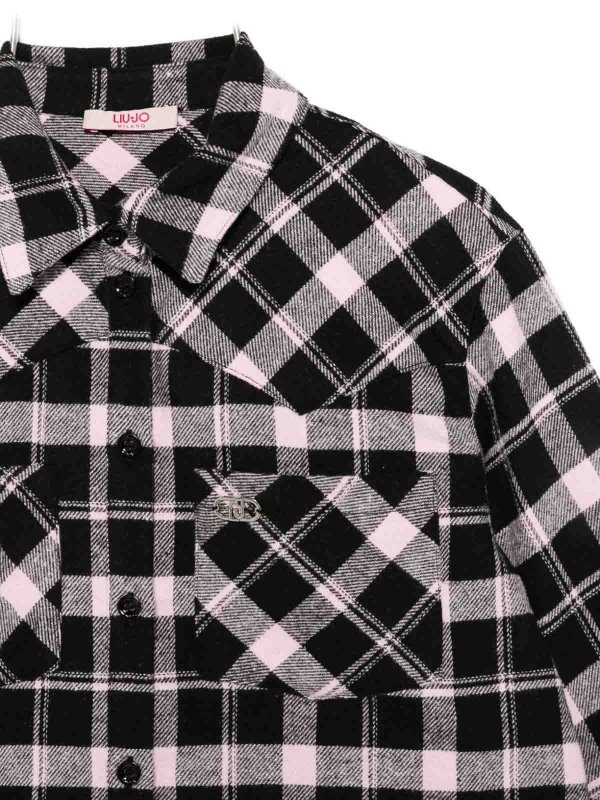 The Best Shops Liu Jo: shirts - Long-Sleeved Checked Shirt