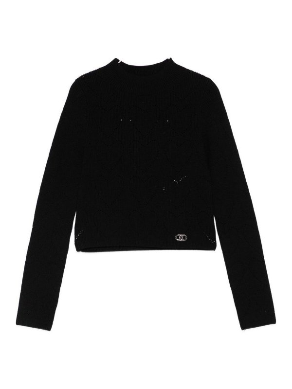 Liu Jo: Pull col rond - Pull Col Rond - Noir