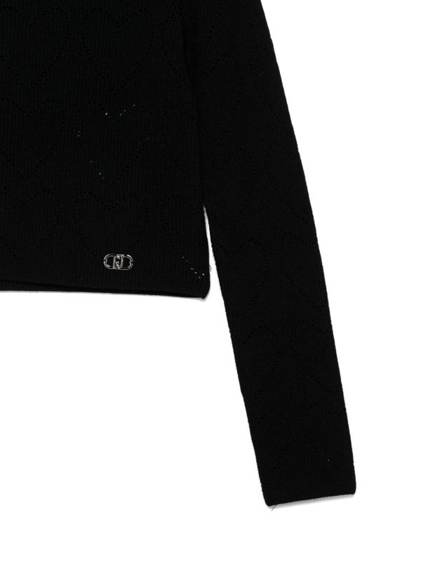 Liu Jo: Pull col rond online - Pull Col Rond - Noir