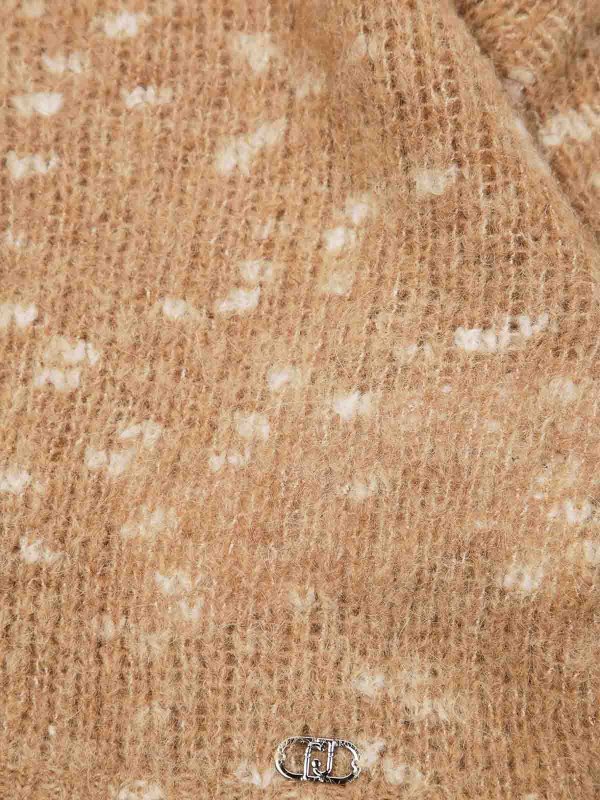 The Best Shops Liu Jo: crew necks - Beige Crew Neck Sweater