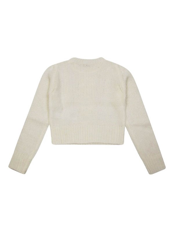 The Best Shops Liu Jo: maglia collo rotondo - Maglione con ricamo via cavo