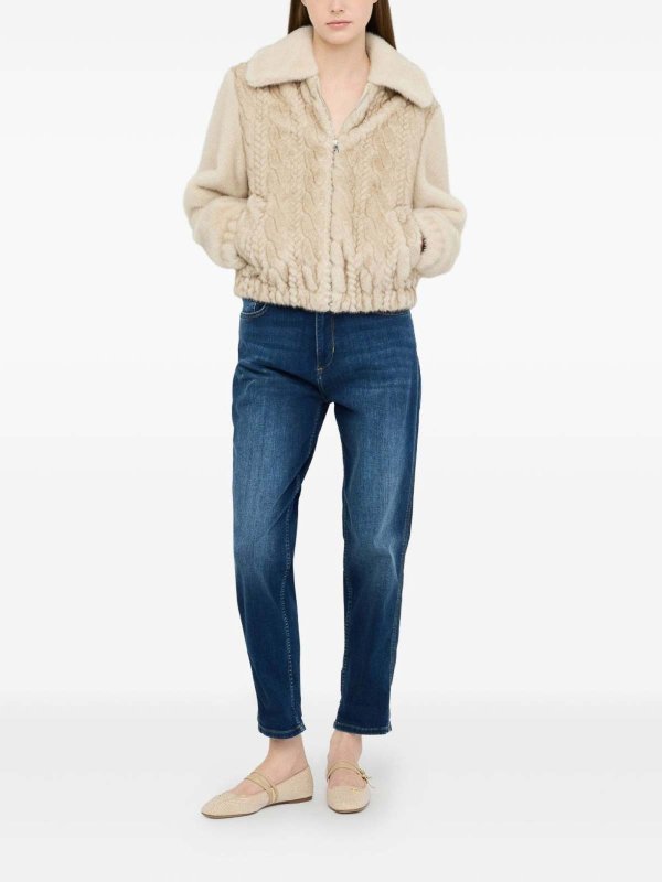 The Best Shops Liu Jo: Abrigos semilargos - Abrigo Midi - Beis