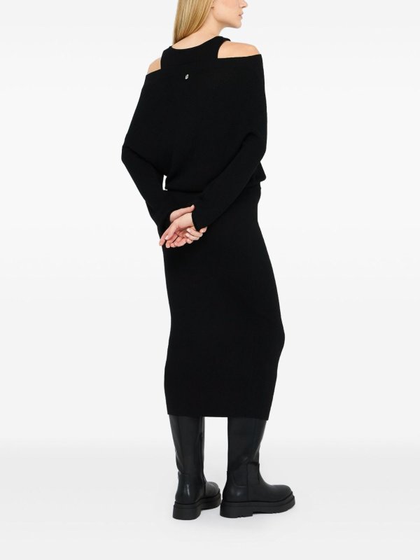 The Best Shops Liu Jo: Robe longueur genou - Robe Au Genou - Noir