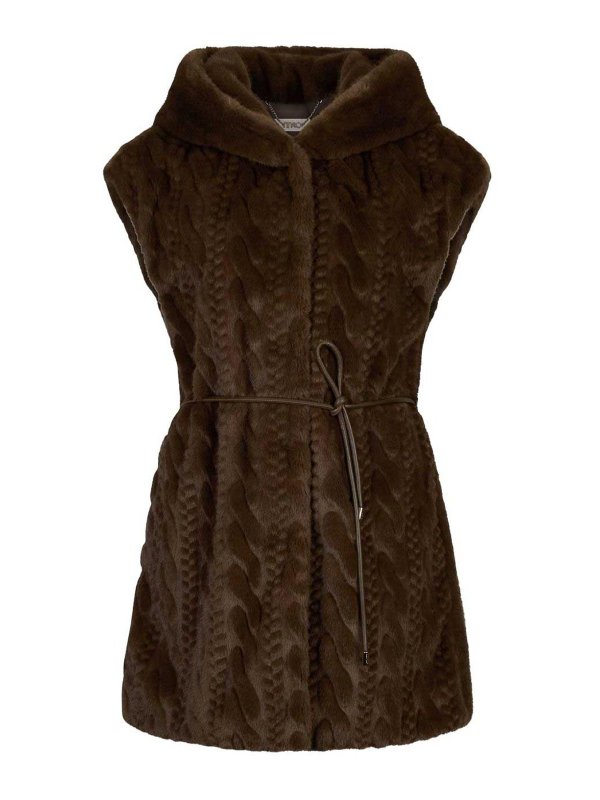 Liu Jo: Gilets - Gilet - Marron