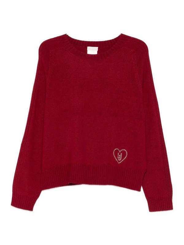 Liu Jo: クルーネック - クルーネック - 赤