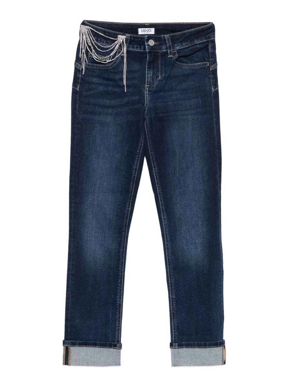 Liu Jo: Jeans Rectos - Vaqueros Rectos - Azul