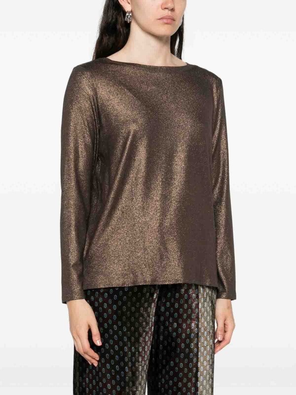 Majestic Filatures: Pull col rond online - Pull Col Rond - Marron