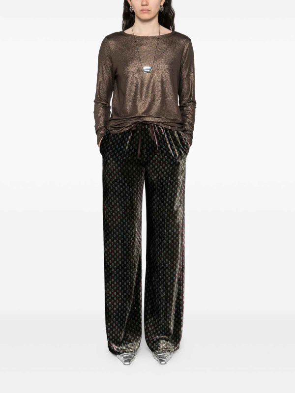 Pull Col Rond - Marron shop online: Majestic Filatures