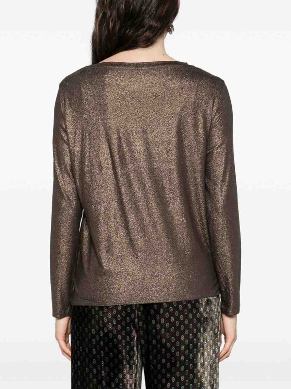 Majestic Filatures buy online Pull Col Rond - Marron