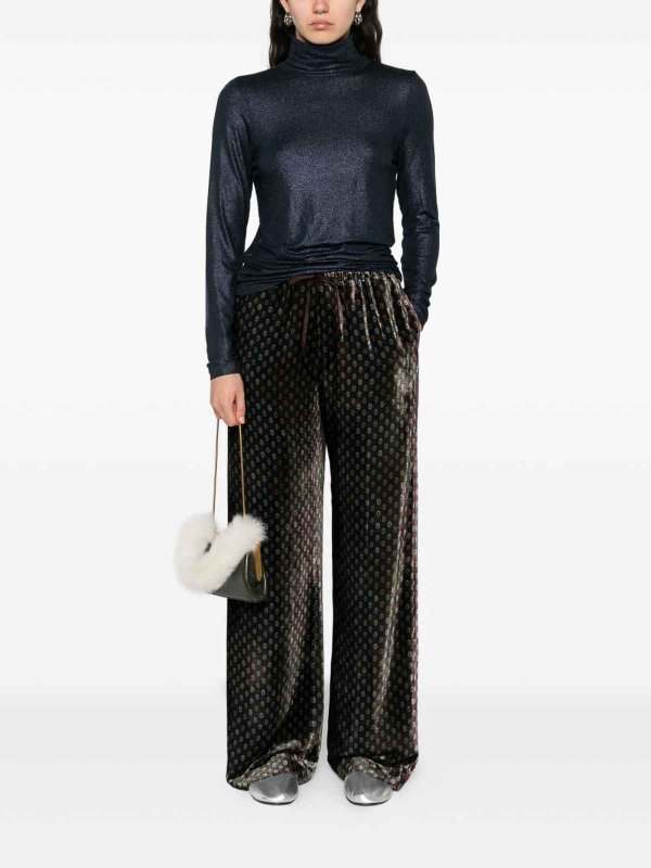 Majestic Filatures: Strickpullover mit Rundhalsausschnitt online - Rundhalspullover - Blau