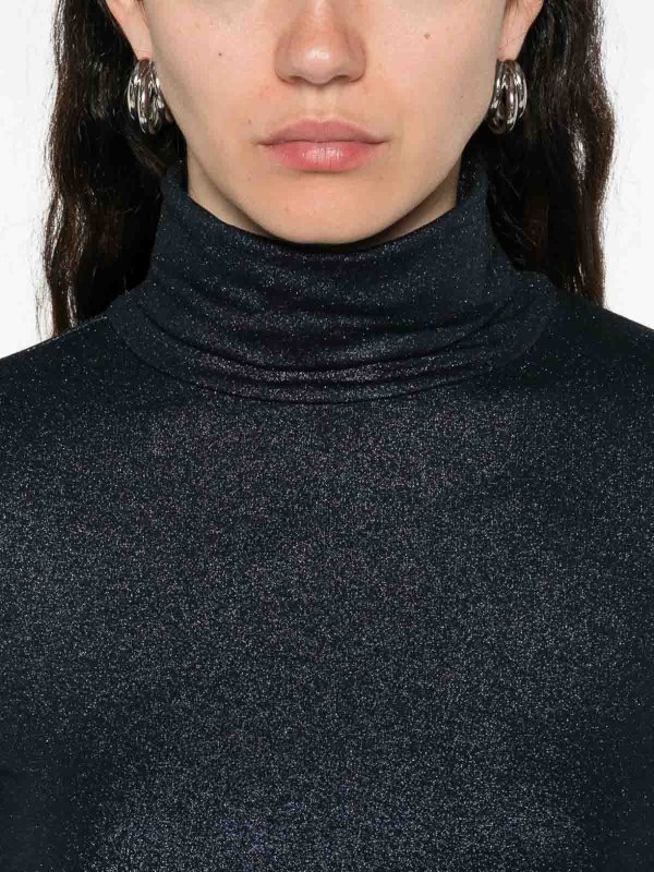 Majestic Filatures buy online Rundhalspullover - Blau