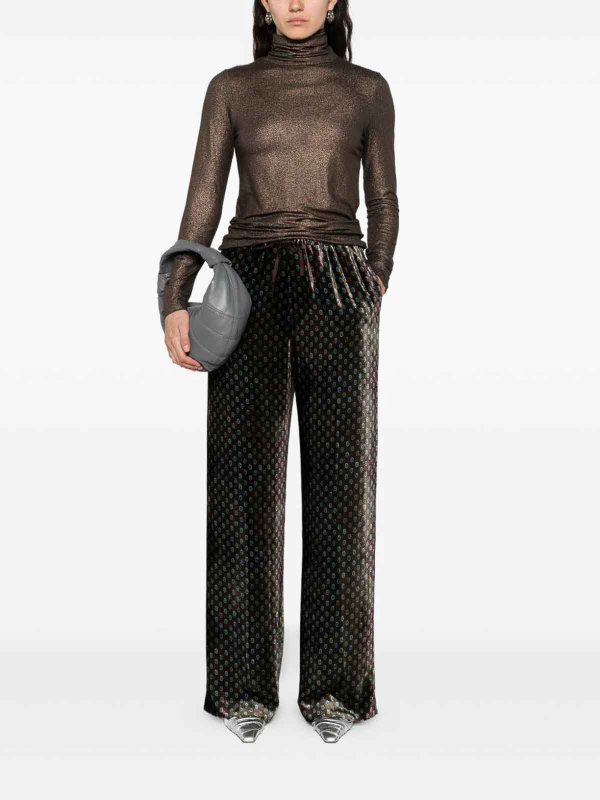 Majestic Filatures: Strickpullover mit Rundhalsausschnitt online - Rundhalspullover - Braun