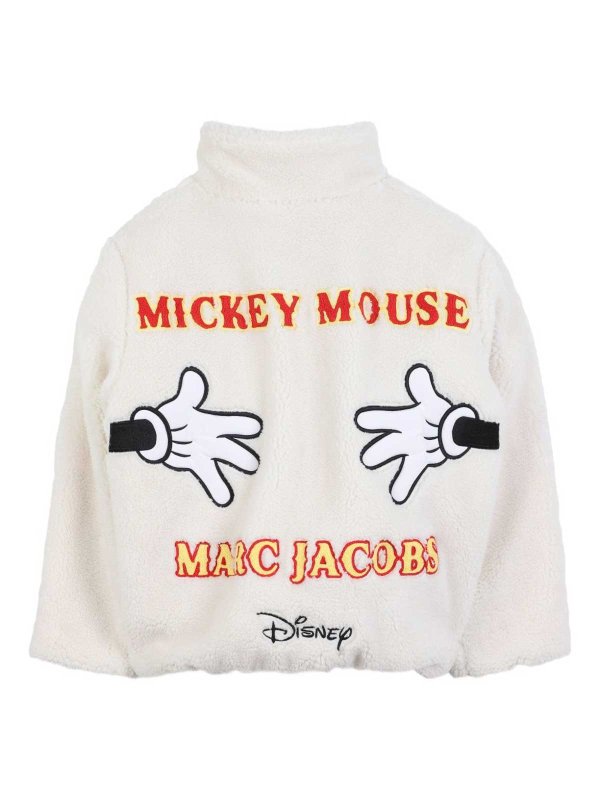 The Best Shops MARC JACOBS: Fur & Shearling Coats - Mickey Mouse Zip-Up Teddy Jacket